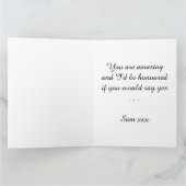 Carte Demande en petit ami Custom LOVE sur fond noir (Intérieur)