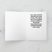 Carte Demande spéciale Graduation Anniversaire pour Homm (Intérieur)
