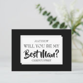 Carte Demande Témoin de Mariage (Debout devant)