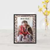 Carte Demander à un 'lil conversation avec Dieu vers l'a (Fleur jaune)