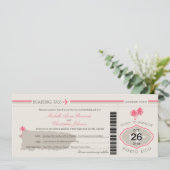 Carte d'embarquement à épouser de Porto Rico (Debout devant)