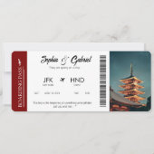 Carte d'embarquement Billet cadeau d'anniversaire  (Devant)