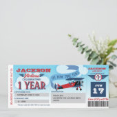 Carte d'embarquement, billet d'avion, Time Flies,  (Debout devant)