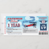 Carte d'embarquement, billet d'avion, Time Flies,  (Devant)