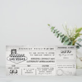 carte d'embarquement billets mariage LAS VEGAS (Debout devant)