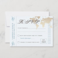 Carte d'embarquement Carte d'accès au monde RSVP B