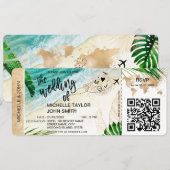 Carte d'embarquement Carte du monde Island Beach R (Devant / Derrière)