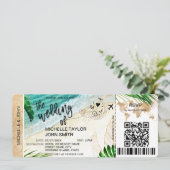 Carte d'embarquement Carte du monde Island Beach R (Debout devant)