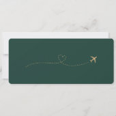 Carte d'embarquement Code QR de mariage de destina (Dos)
