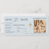Carte d'embarquement d'avion avec code QR pour Sau (Devant)