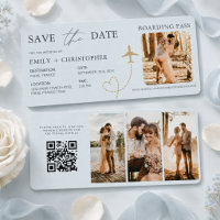 Carte d'embarquement d'avion avec code QR pour Sau