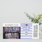 Carte d'embarquement d'avion de Nashville (Debout devant)