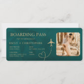 Carte d'embarquement de billet d'avion Code QR de  (Devant)