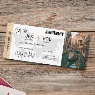 Carte d'embarquement de billet de voyage pour anni
