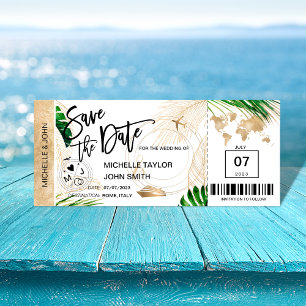 Carte d'embarquement de carte du monde pour sauver