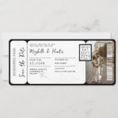 Carte d'embarquement de destination Billet d'avion (Devant)