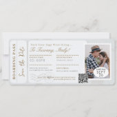 Carte d'embarquement de destination Billet d'avion (Devant)