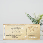 Carte d'embarquement de destination Billet d'or Pl (Debout devant)