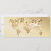 Carte d'embarquement de destination Billet d'or Pl (Dos)