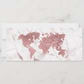 Carte d'embarquement de destination Billets Rose G (Dos)