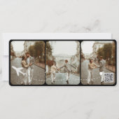 Carte d'embarquement de destination Code QR (Dos)