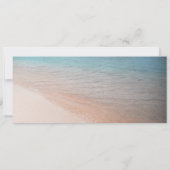 Carte d'embarquement de destination plage Billet (Dos)