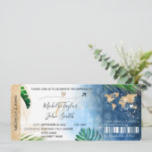 Carte d'embarquement de destination Plane Beach In (Debout devant)