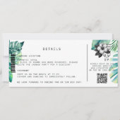 Carte d'embarquement de destination Tropical Maria (Dos)