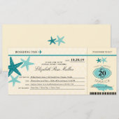 Carte d'embarquement de Fêtes des mariées Jamaïque (Devant / Derrière)