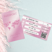 Carte d'embarquement de l'agent de voyage Passport