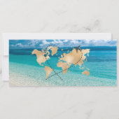 Carte d'embarquement de mariage de destination Icô (Dos)