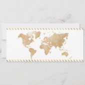 Carte d'embarquement de mariage de destination mod (Dos)