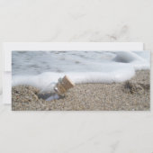 Carte d'embarquement de mariage - Message dans une (Dos)