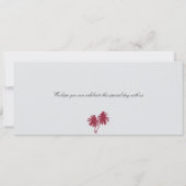 Carte d'embarquement de mariage vers Hawaï (Dos)