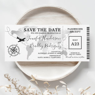 Carte d'embarquement de sauvegarde de date Carte d