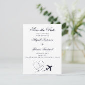 Carte d'embarquement Destination Avion Mariage de (Debout devant)