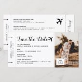 Carte d'embarquement Destination Billet Enregistre (Devant / Derrière)