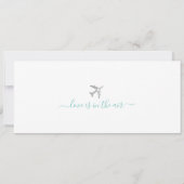 Carte d'embarquement Destination Mariage Invitatio (Dos)