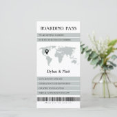 Carte d'embarquement électronique Destination Wedd (Debout devant)