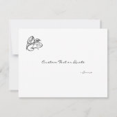 Carte d'embarquement Enregistrer la date (Dos)