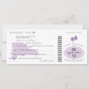 Carte d'embarquement Enregistrer la date en Républ