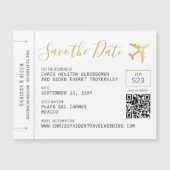 Carte d'embarquement Enregistrer la date Petite ca (Devant)