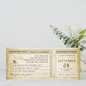 carte d'embarquement enregistrer les tickets de da (Debout devant)