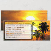 carte d'embarquement enregistrer les tickets de da (Devant / Derrière)