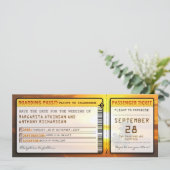 carte d'embarquement enregistrer les tickets de da (Debout devant)