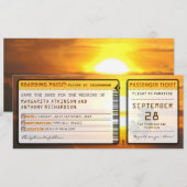 carte d'embarquement enregistrer les tickets de da (Devant / Derrière)