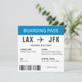 Carte d'embarquement Fête d'adieu (Debout devant)