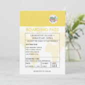 Carte d'embarquement mariage (Debout devant)
