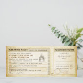 carte d'embarquement mariage billets-invitations e (Debout devant)