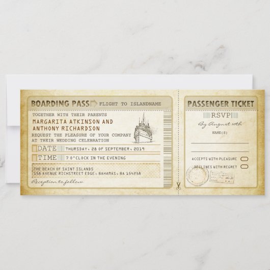 carte d'embarquement mariage billets-invitations e (Devant)